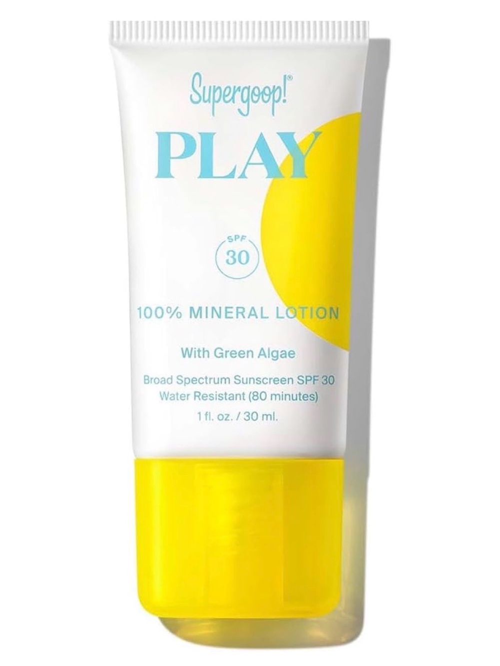 Supergoop! PLAY 100% Mineral Lotion SPF 30 - White & Yellow